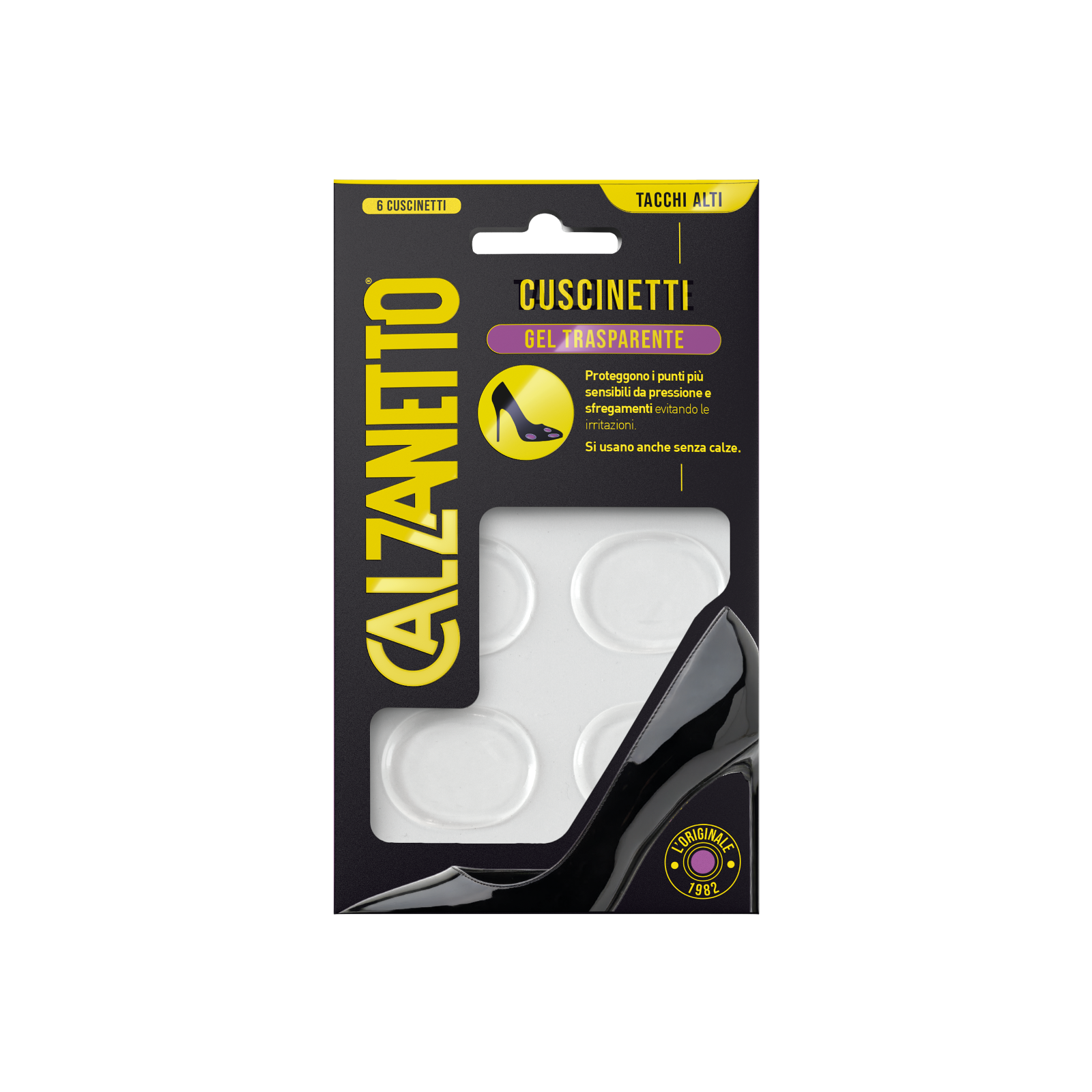Cuscinetti protettivi in gel trasparente