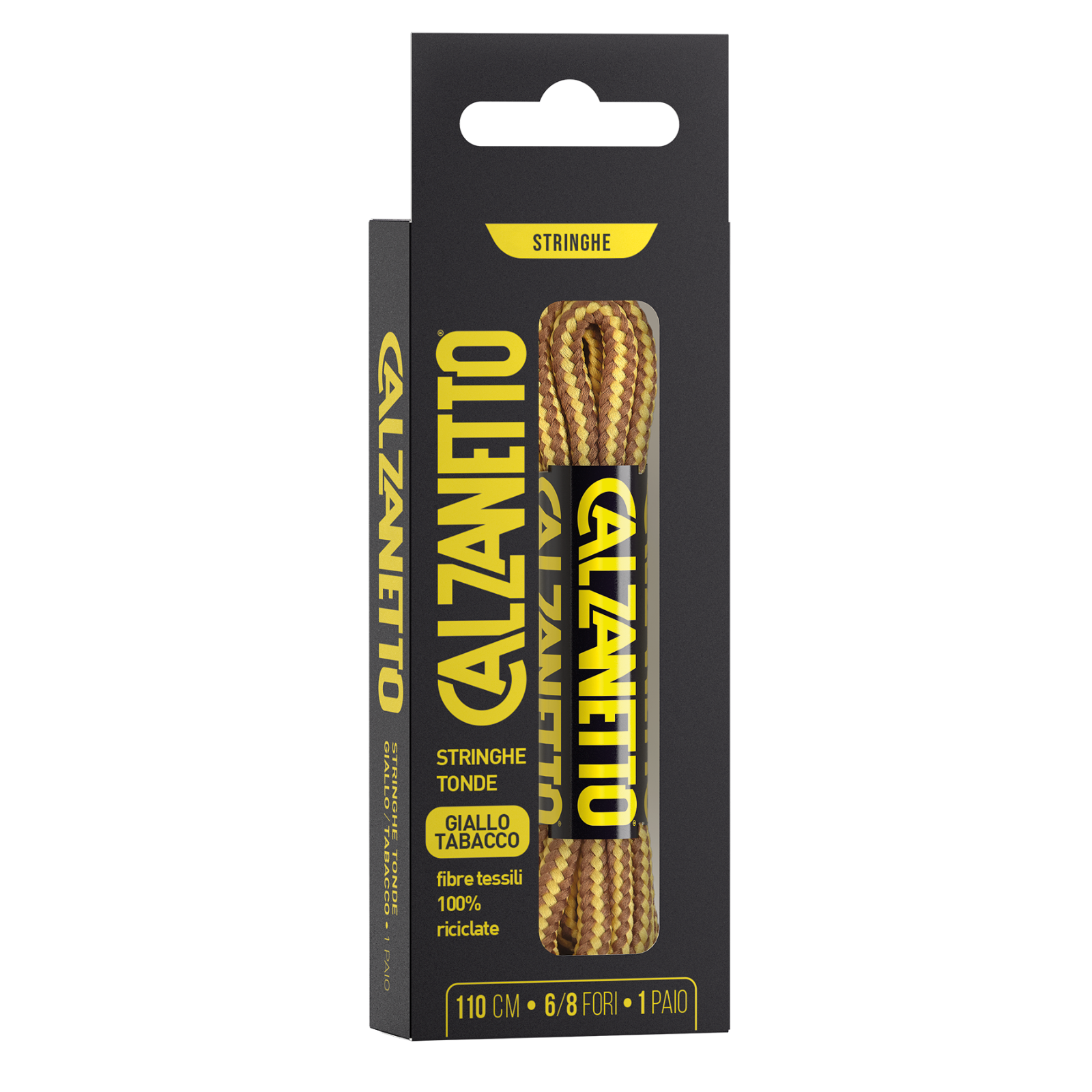 Stringhe tonde • Giallo/Tabacco •110cm
